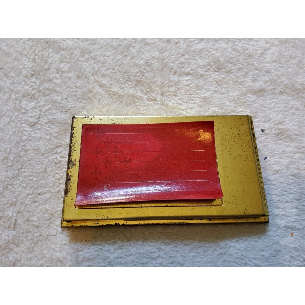 Vintage Park Sherman Desk Memo Paper Pad Holder With Paper